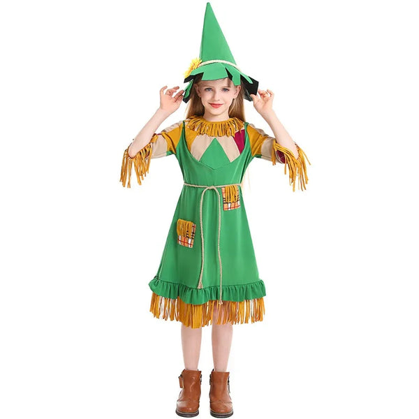 Girls' Witch Dress Costume - Green