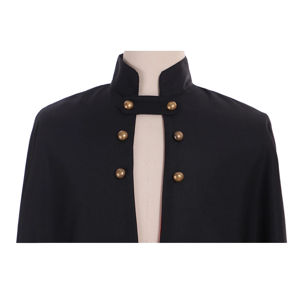 Wirt Black Cloak Halloween Costume for Adults - Cape