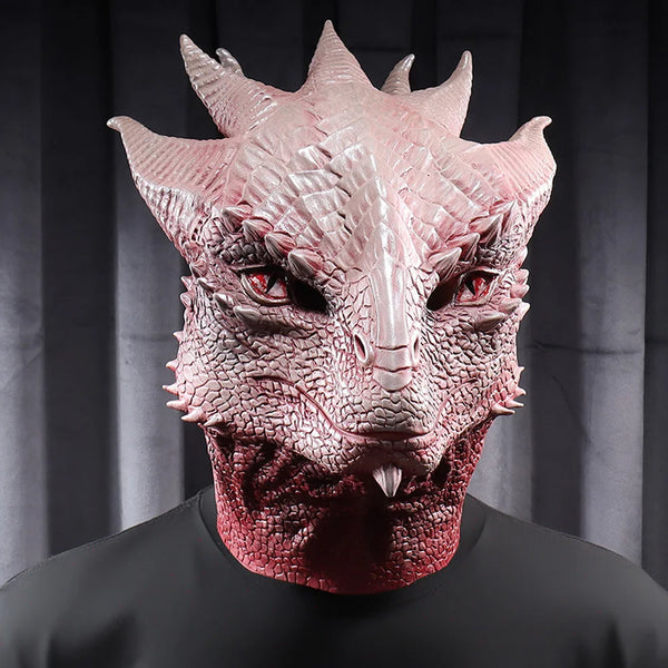 Game Dragon Mask Cosplay Animal Warrior Character Monster Latex Helmet Halloween Costume Props - product image 1