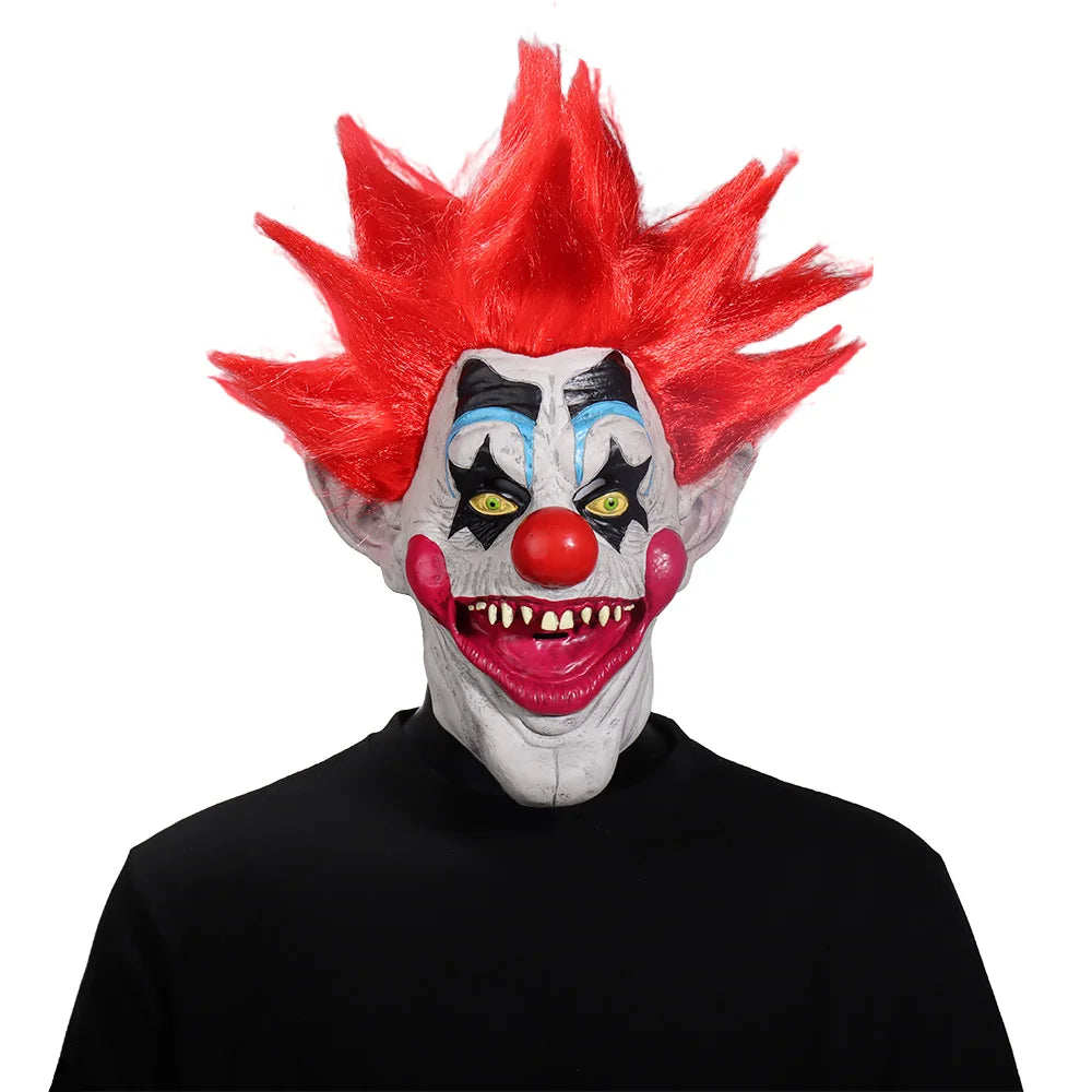 Killer Klowns From Outer Space Clown Mask Costume Demon Killer Joker Latex Helmet - View 6