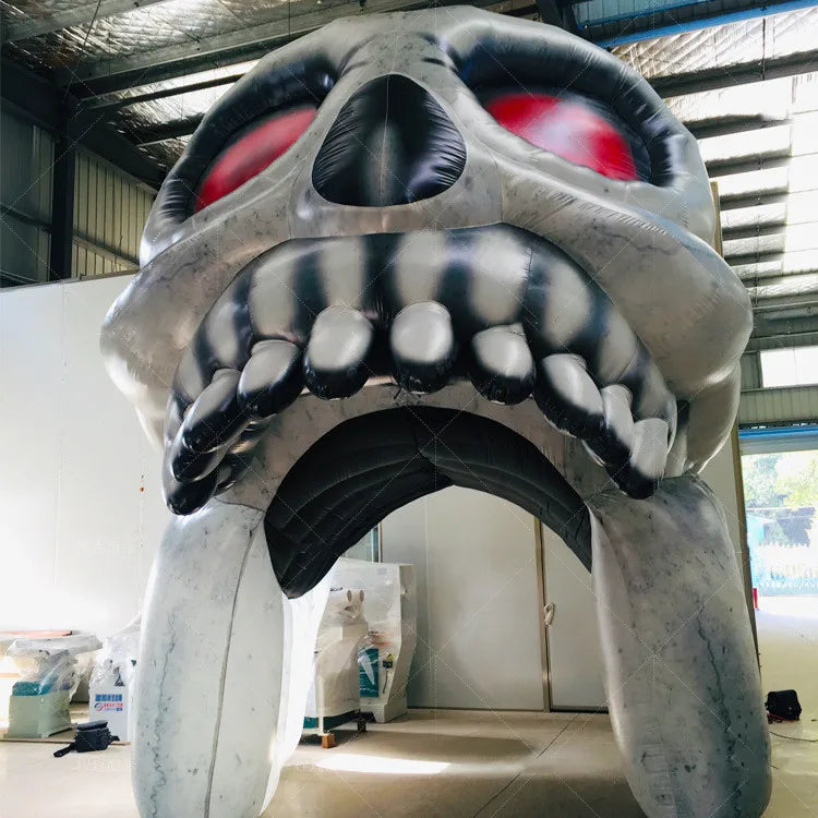 Outdoor Halloween Decoration Inflatable Skull Entrance Arch Inflatable Human Skeleton Arcade Event - product image 5