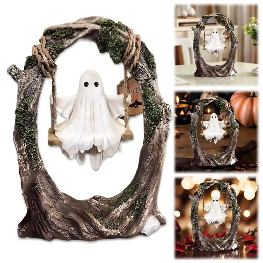 Halloween Themed Halloween Swing Ghost Ornament Handicraft Model Spooky - product image 3