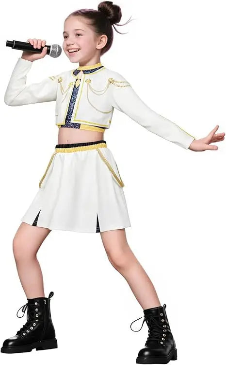 Girls' kpop Outfit Mira Cosplay for Stage Halloween