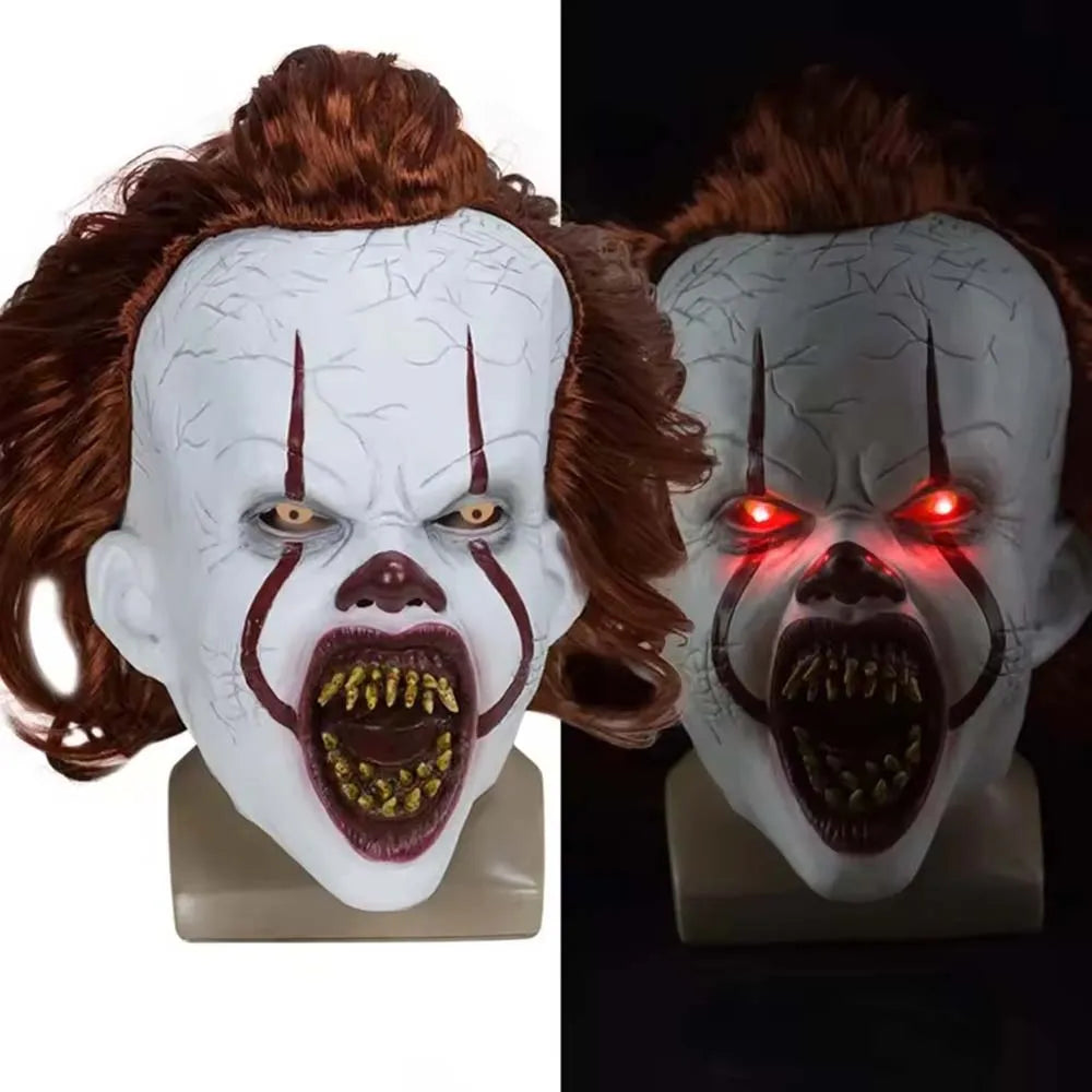 Halloween Mask Luminescent Horror Clown Mask Horror Clown Horror Clown Clown - product image 2