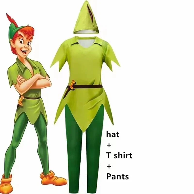 Peter Pan-Inspired Elf Prince Costume for Kids | Fairy-Tale Outfit
