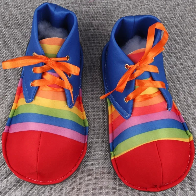 Kids Adult Unisex Clown Shoes S Accessories Props and Kits Halloween Costume - 1 / children