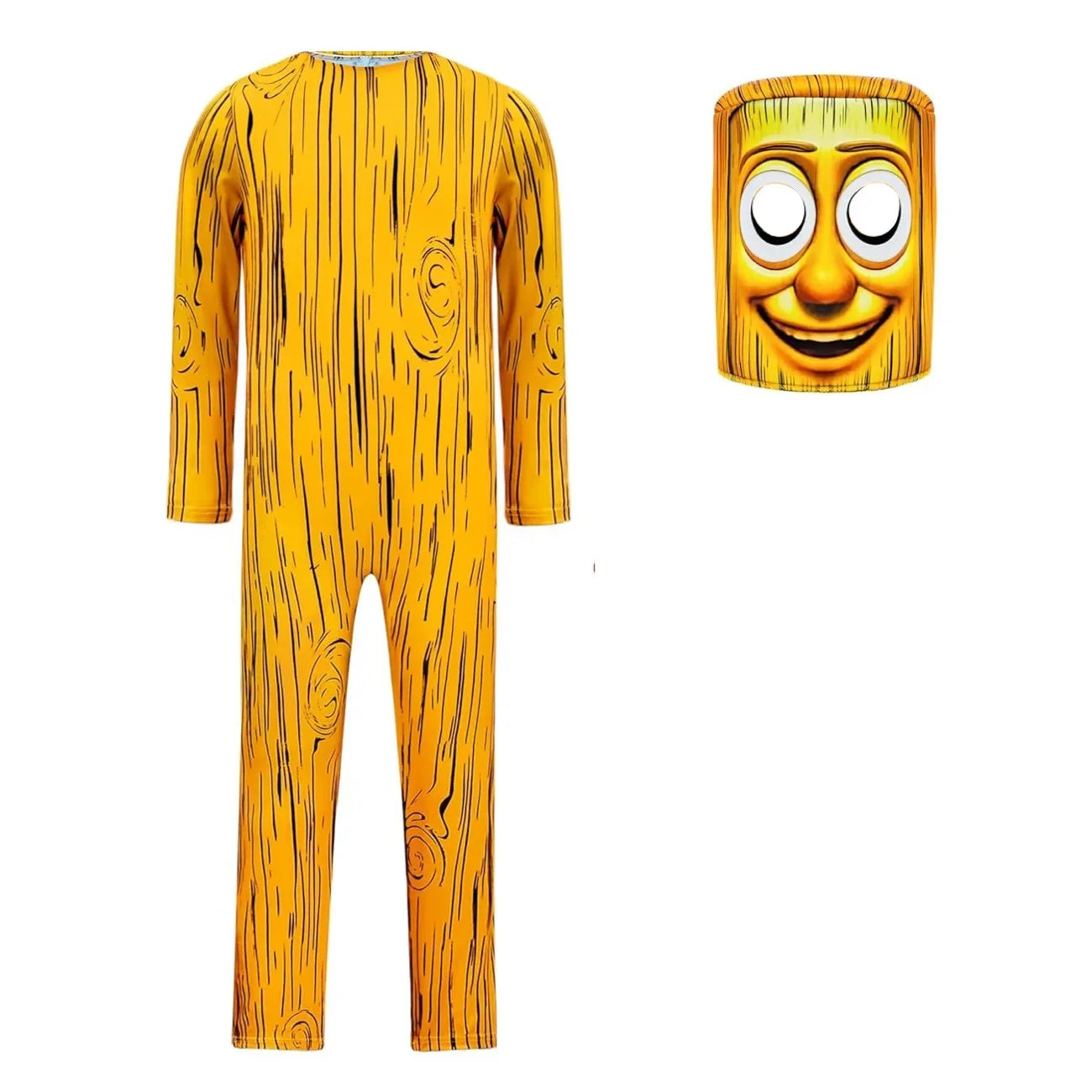 Kids Tung Sahur-Inspired Halloween Costume Set