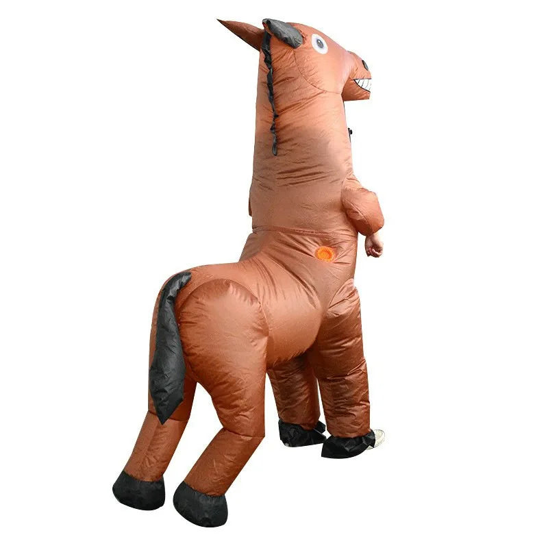 Horse Inflatable Costumes for Adults, Halloween Wear, Mascot, Dress Up Props Performance Outfit - product image 5