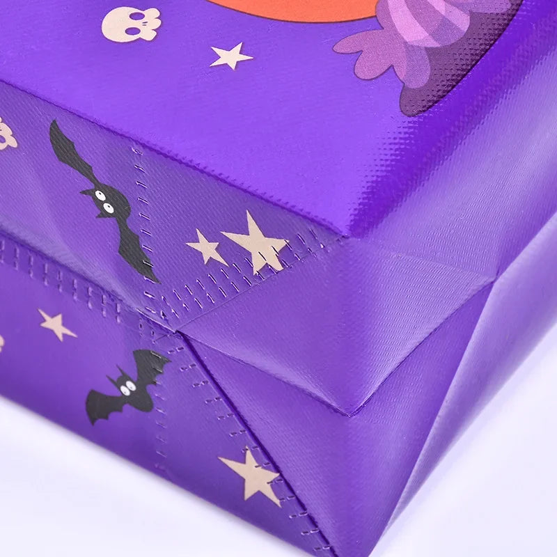 1-60PCS Halloween Candy Gift Bags Halloween Trick or Treat Bags Halloween Tote Bag with Handle Halloween - product image 5
