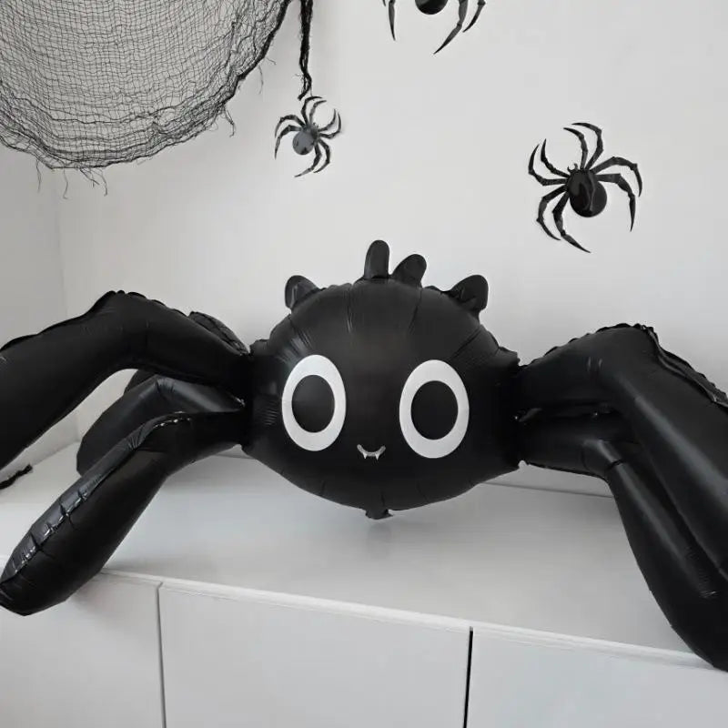 Halloween 3D Black Spider Balloon Ghost Party Decorations Trick Toy - Design 2 - product image 4
