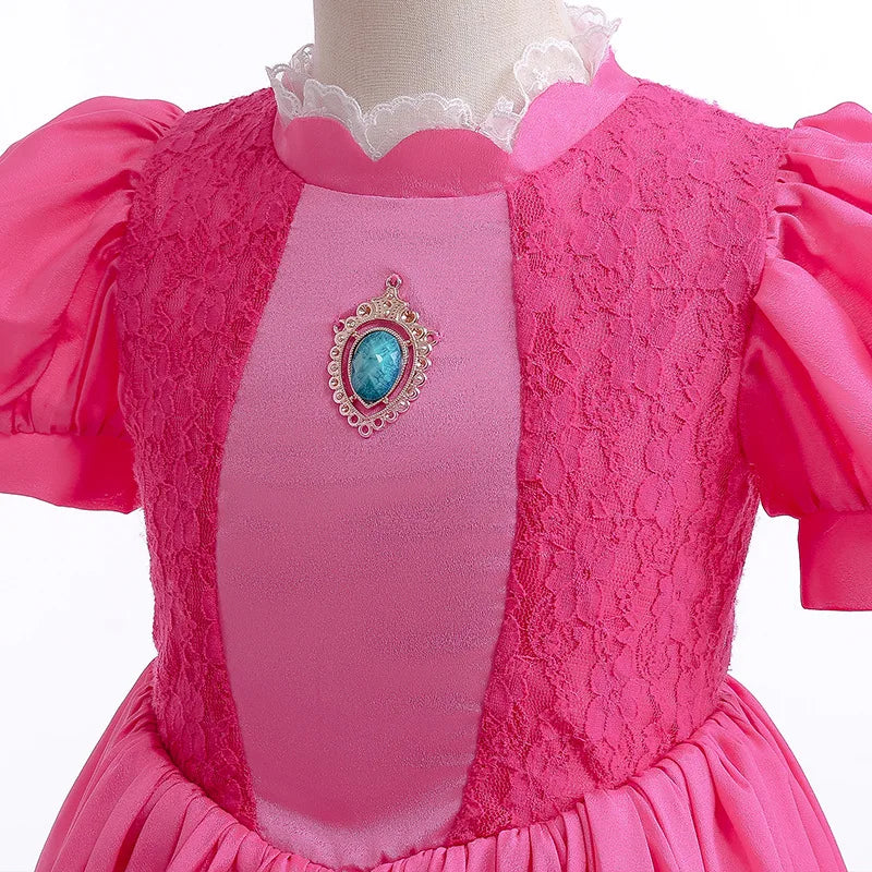 Kids' Pink Video Game Princess Halloween Costume
