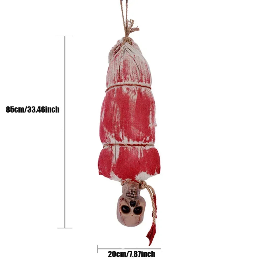 1-Piece Halloween Decoration Hanging Pumpkin Head Scream Sound Party Prop Haunted - product image 38