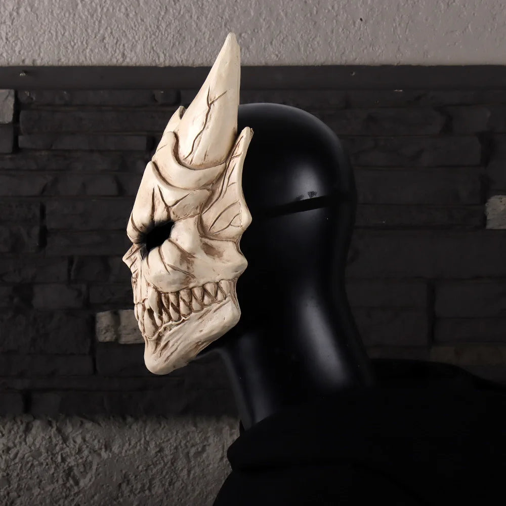 Japan Kaiju No 8 Kafka Hibino Mask Demon Skull Adult Latex Helmet Costume Halloween Props - View 4