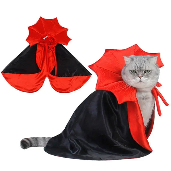 Pet Vampire Funny Dog Cat Small Dogs Cloak Costume