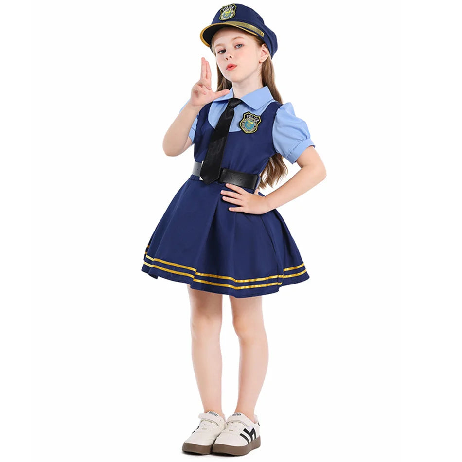 Girls Judy Rabbit Halloween Costume Set