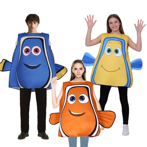 Halloween Anime Costumes Finding Nemo Costume Composite Sponge Cos Suit - 3-Adult / One size