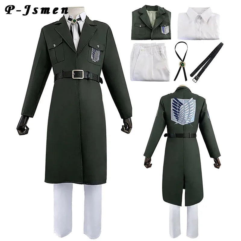 Attack Titan Shingeki No Kyojin Soldier Unisex Jacket Halloween Costume