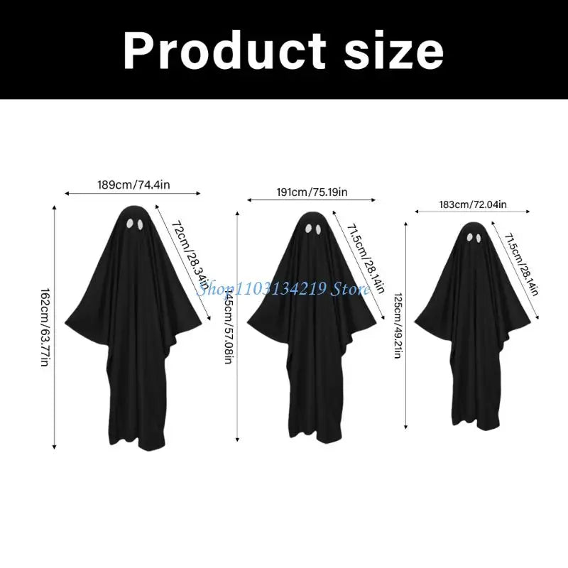 n5kc Classical Specters Costume Halloween Parties Easy Terror Theme - product image 6