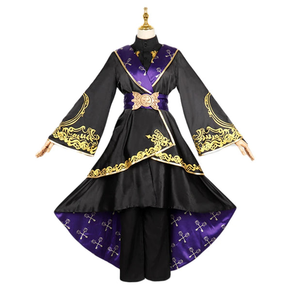 Riddle Costume Black Fancy Cloak Costume Halloween Uniform