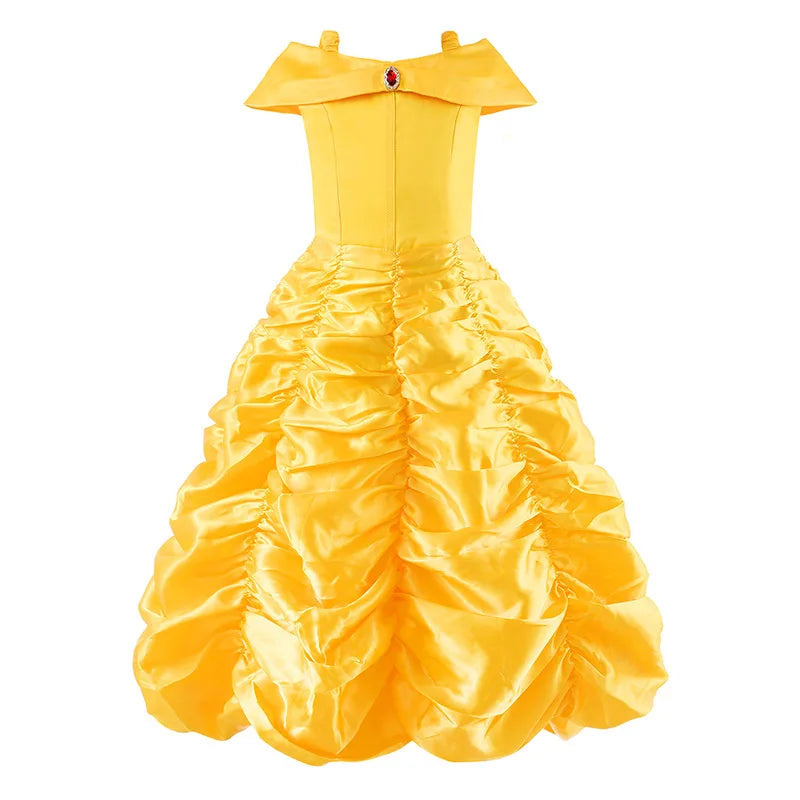 Kids' Princess Long-Haired Tower Princess Snow Kingdom Princess Ice Queen Princess Birthday Costume - alternate view 17