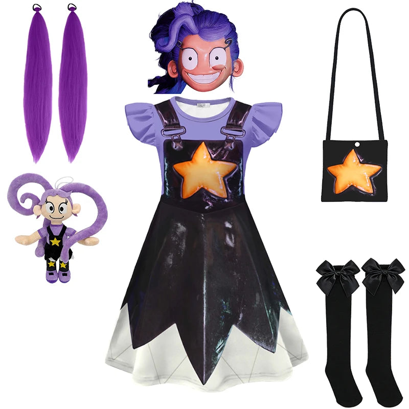 Poppy Playtime-Inspired Lily Costume for Girls | Doll Dress-Up
