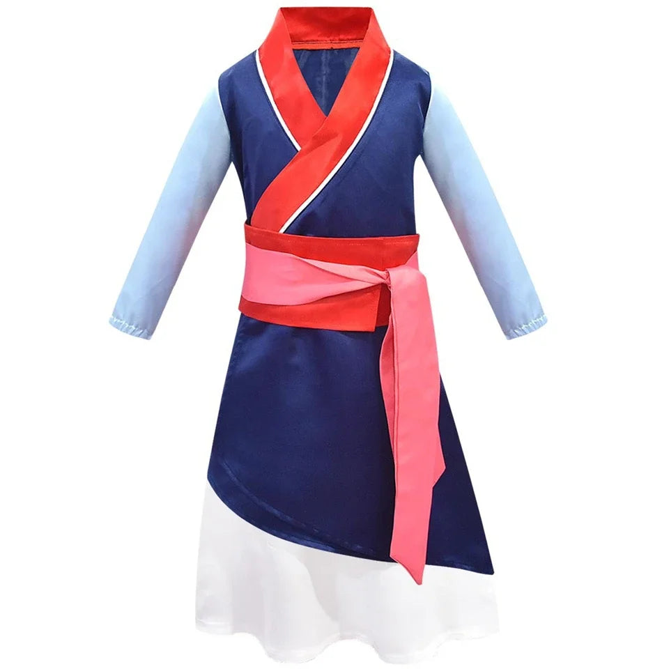 Kids' Movies Hua Mulan Christmas Traditional Chinese Hair Sword Costume - alternate view 2