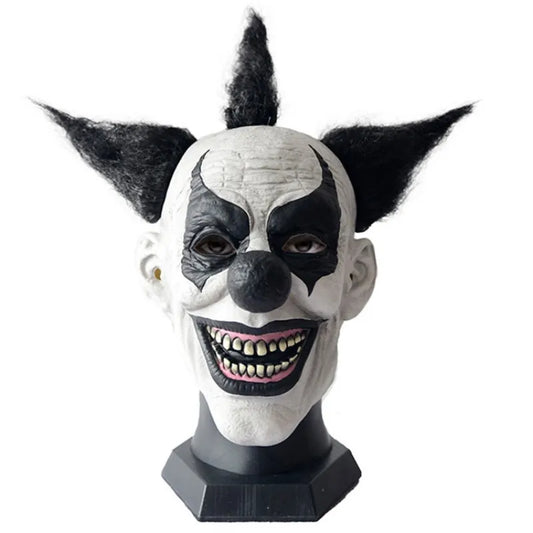 Dark Knight Horn Clown Mask Decoration Halloween Scary Demon Clown Mask Costume Haunted - Knight Mask