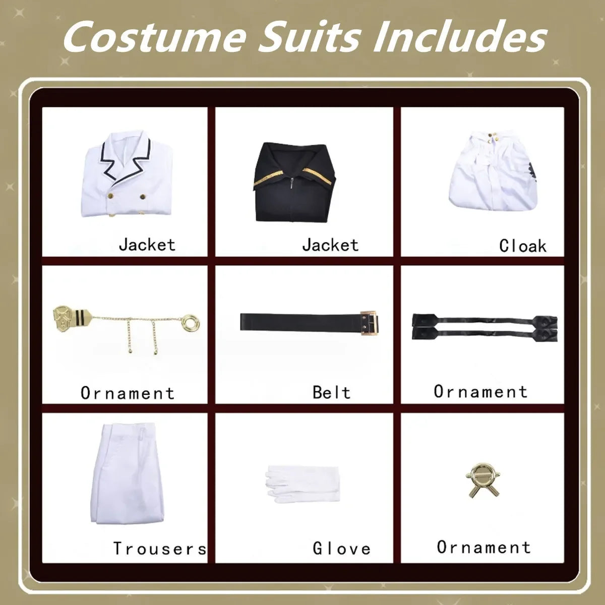 Anime Seraph of the End Hyakuya Mikaela Costume Hyakuya Mikaela Suit Uniform Halloween - Costume / S