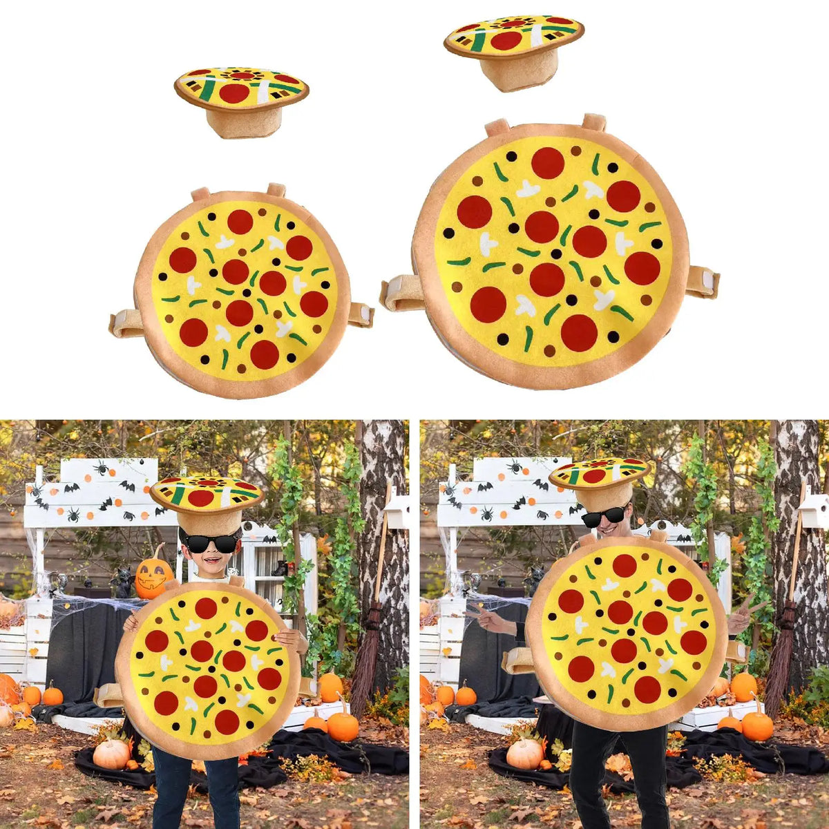 Pizza Hat Cartoon Funny Holiday Supplies Stage Halloween Hat - product image 2