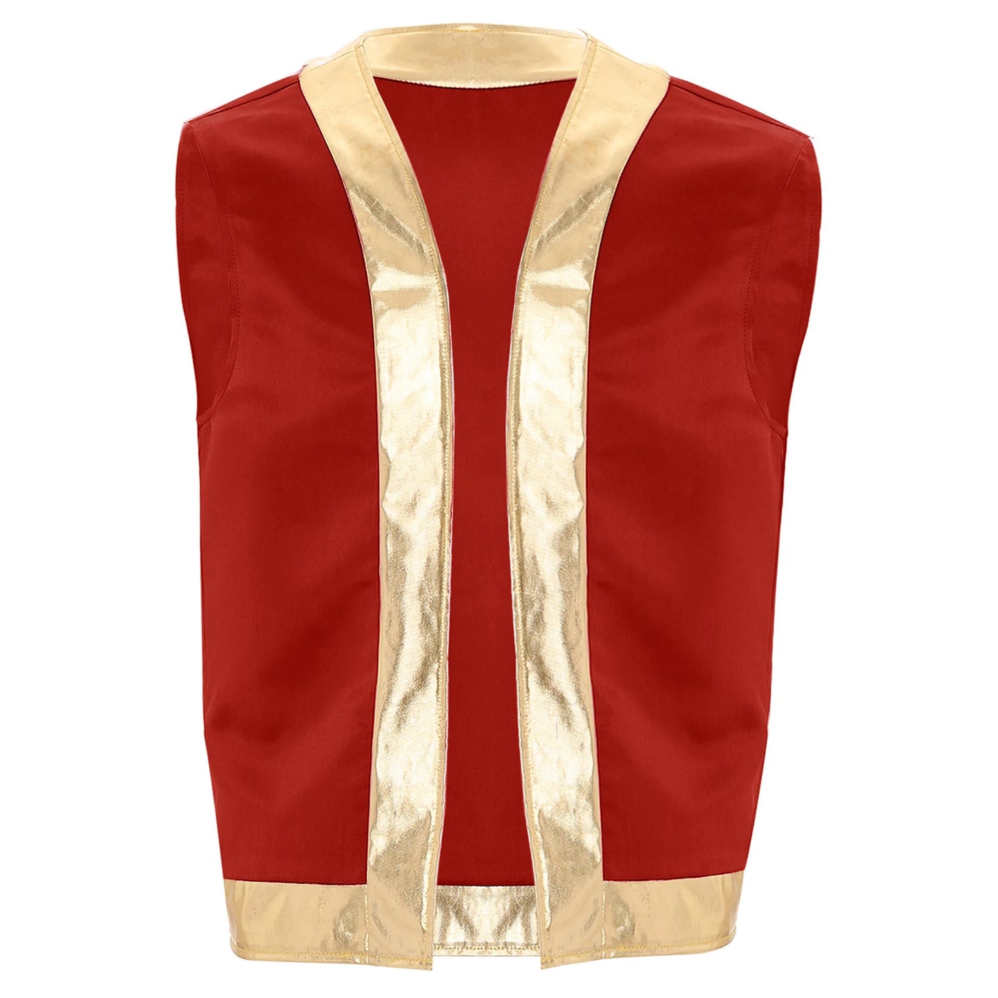 Men's Toad Game Character Open Front Loose Vest Waistcoat Costume - alternate view 11