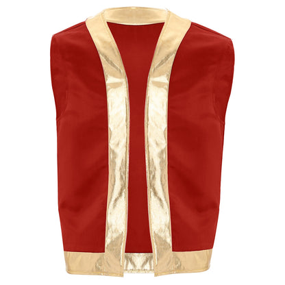 Men's Toad Game Character Open Front Loose Vest Waistcoat Costume - alternate view 11
