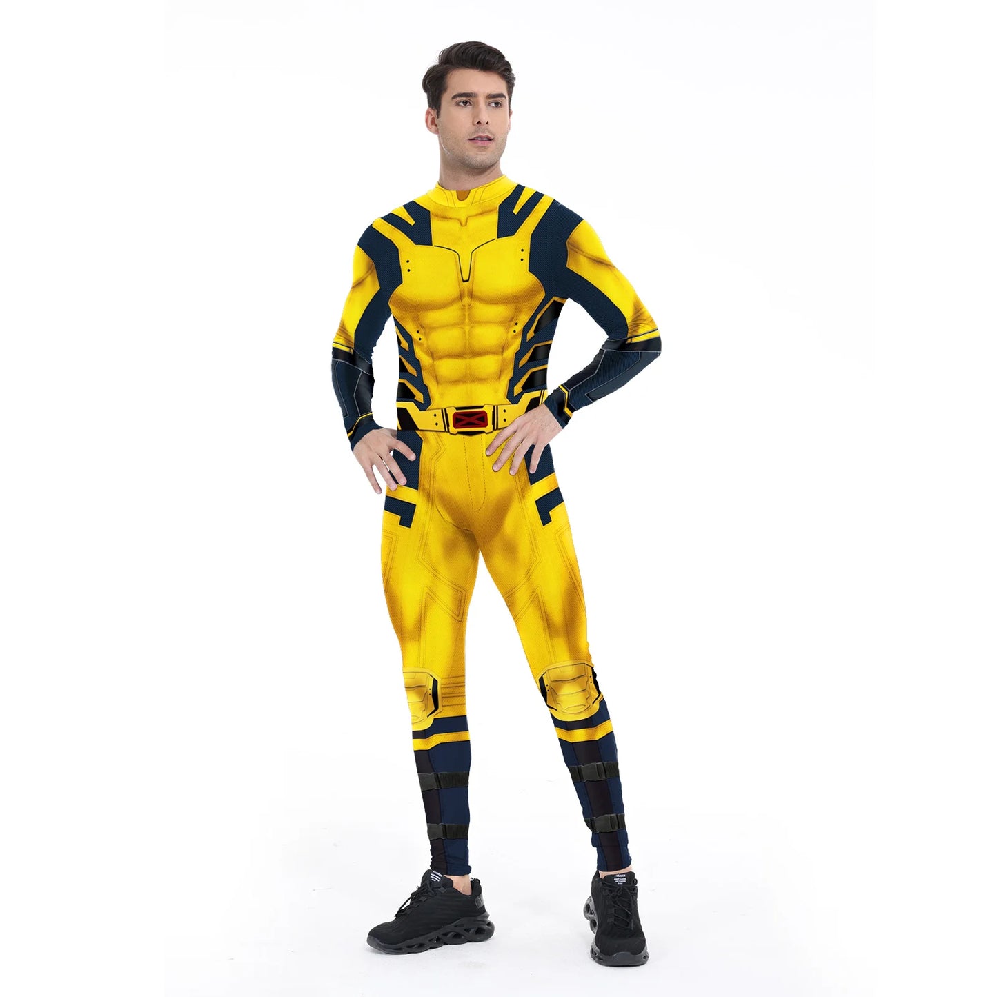 Zawaland Wolverine Deadpool Cosplay Jumpsuit Superhero Boys Girls Deadpool Adult Halloween Zenti James - product image 15