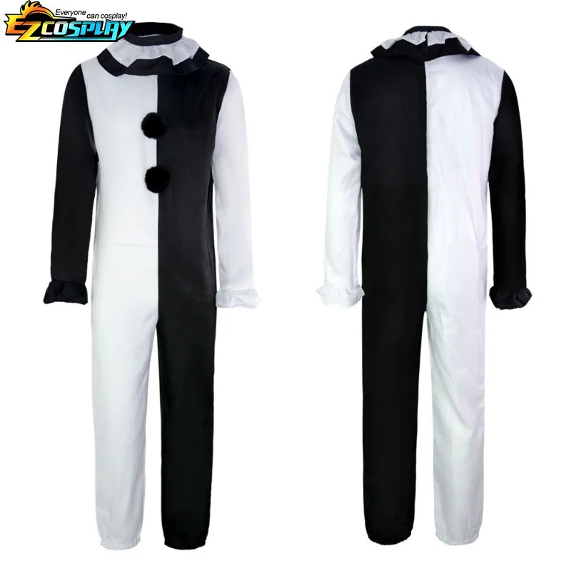 Art the Clown Costume Movie Terrifier 2 Art the Clown Costume Jumpsuit Mask Halloween - Mask C(one size) / XXXL