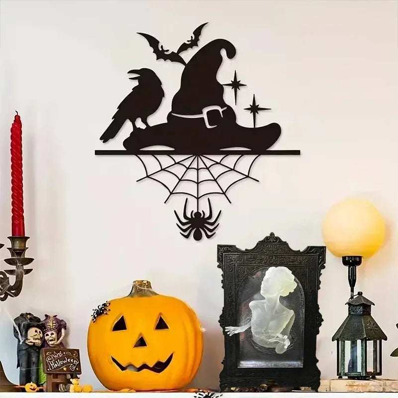 Gothic Devil Hand Wall Decor, Luminous Ghost Mirror Photo Frame, Spooky Halloween Ornament & Craft Gift - product image 4