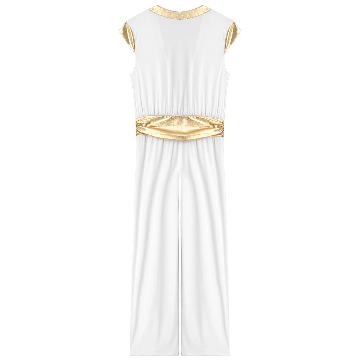 Men's Arabian Prince Sleeveless Deep Jumpsuit Costume - product image 4