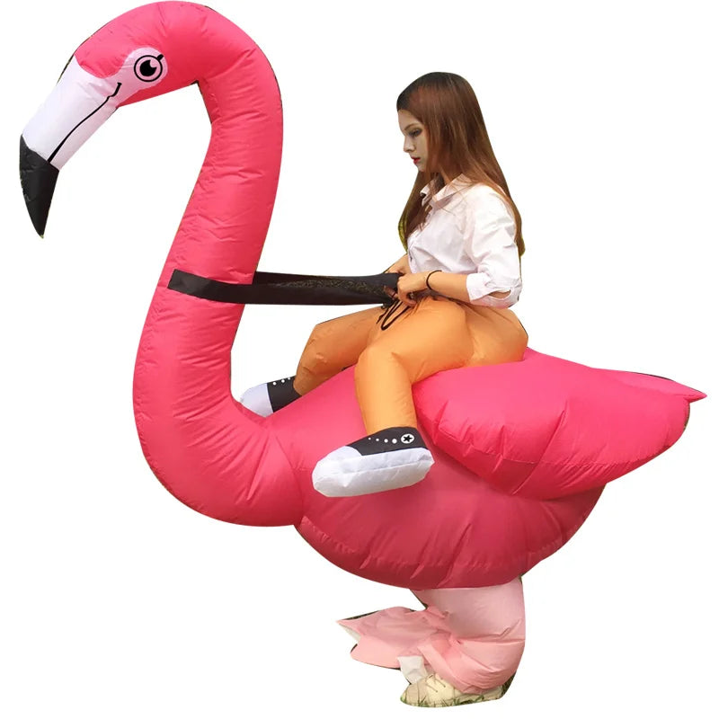 Family Flamingo Inflatable Costume - Size One Size - product image 6