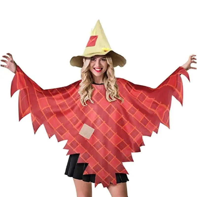 39BB Adult Scarecrow Cloak Women / Men Scarecrow Costume Scarecrow Cloak Costume - View 7