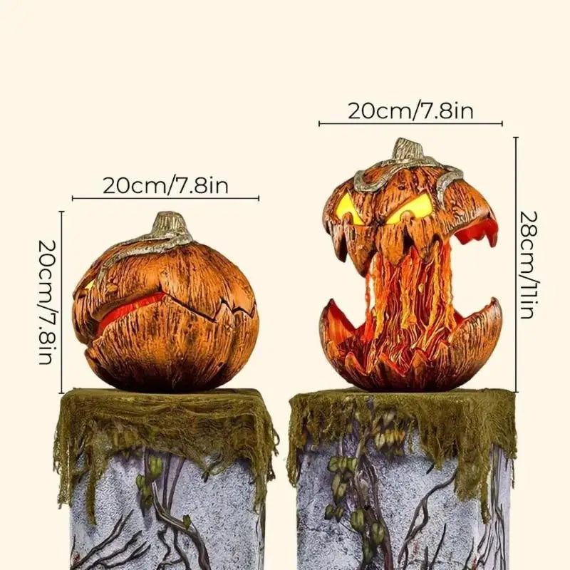 Thrilling Pumpkin Decoration Sound Lifting Pumpkins Head Light