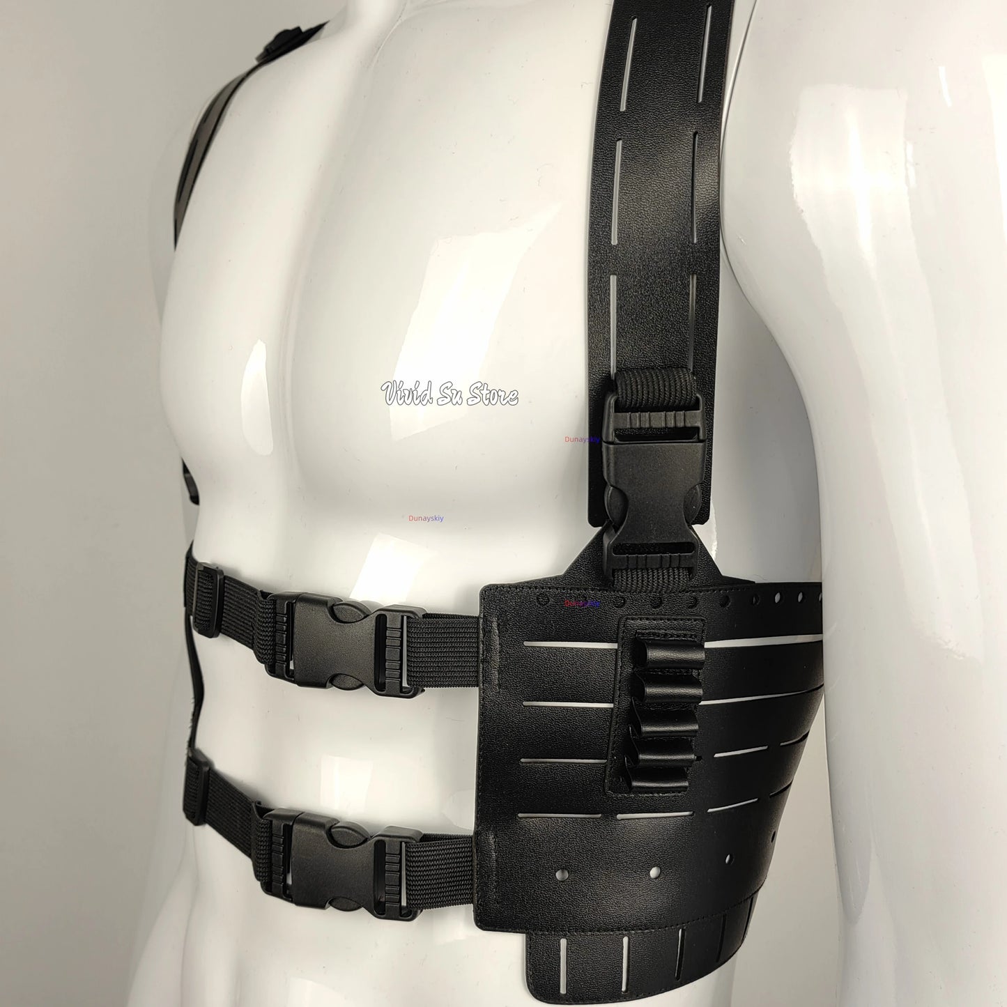 Residenttttt Evil Requiem Leon S for Halloween Costume and Kennedy Tactical Harness - suspenders / ADULT XS