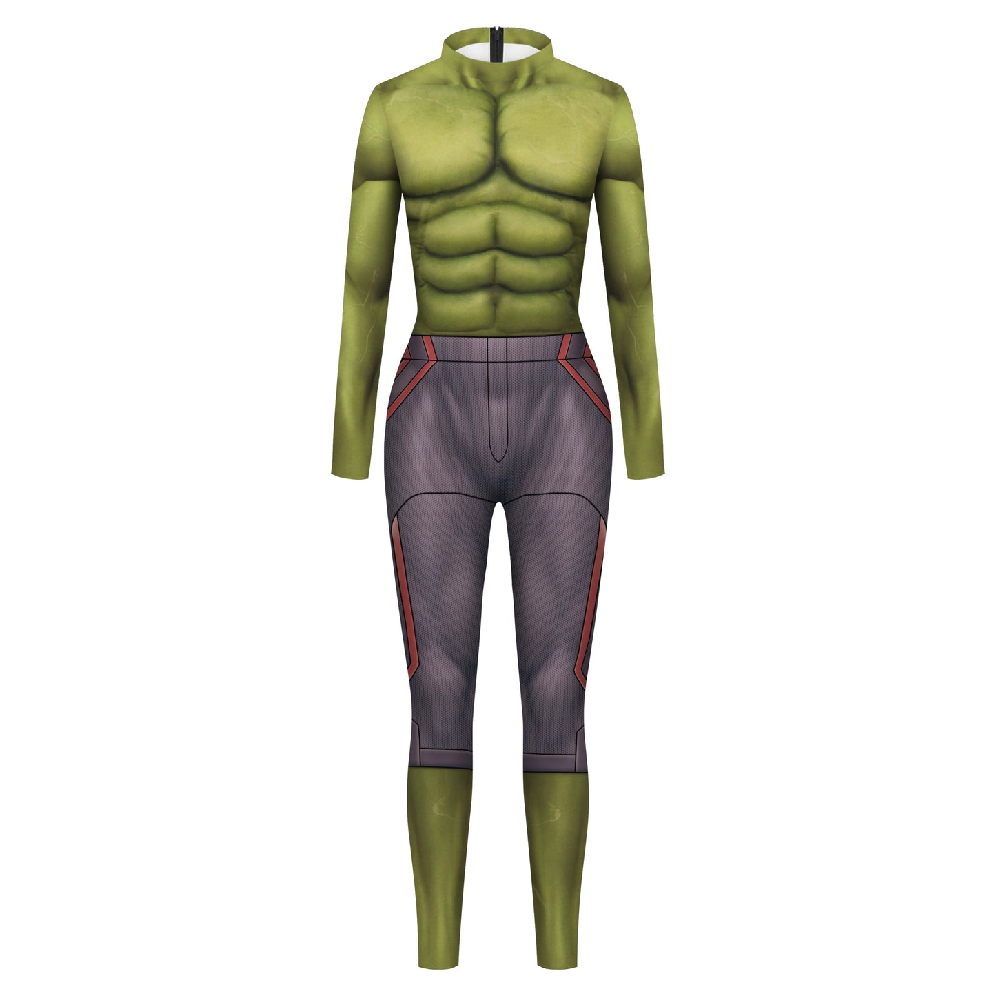 Halloween Costume for Men and Women Anime Movie Imitation Muscle Abs Digital Printing - WOMEN / L