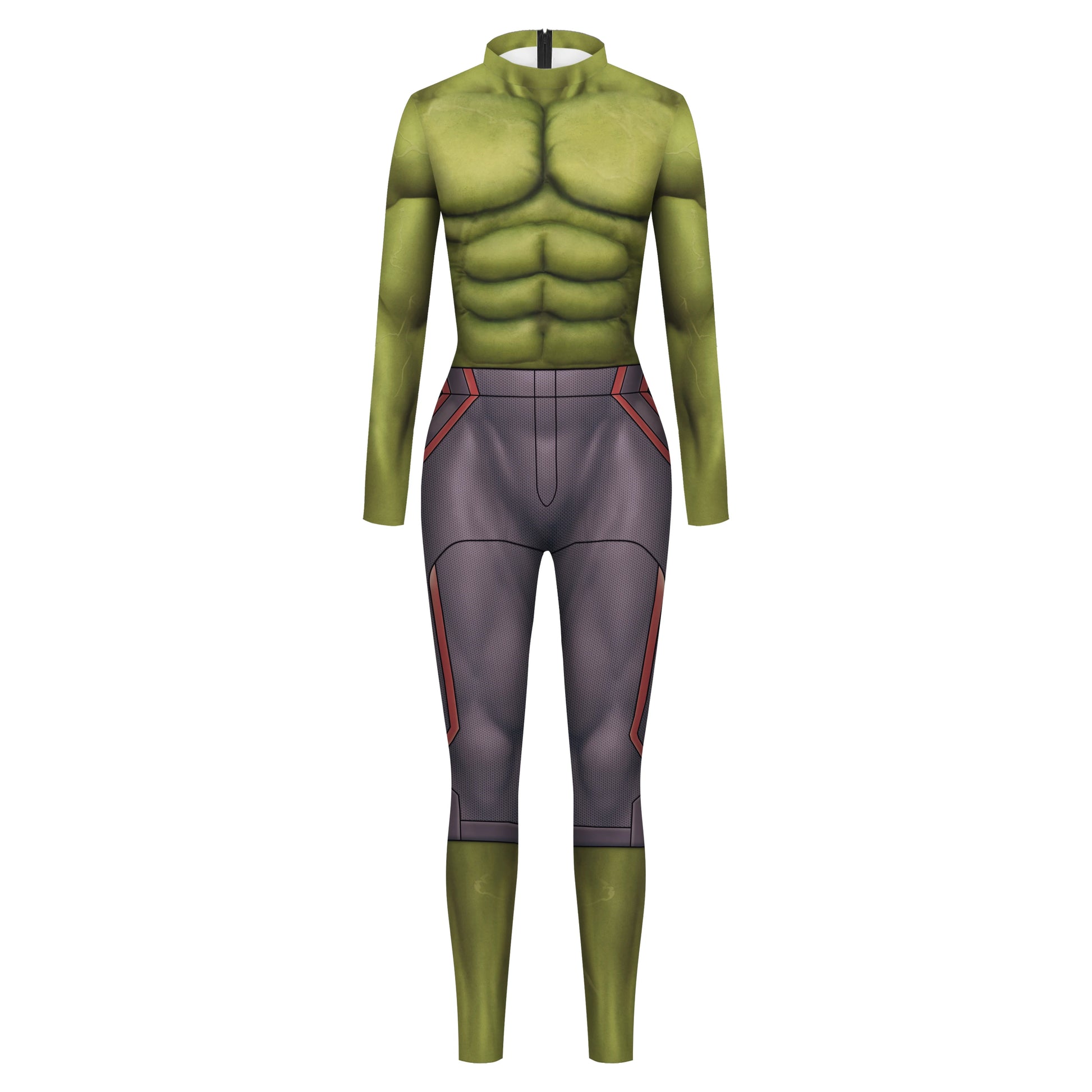 Halloween Costume for Men and Women Anime Movie Imitation Muscle Abs Digital Printing - WOMEN / L