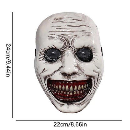 Horror the Exorcist Smiling Face Demon Mask Costume Evil Creepy Ghost Skull Plastic Masks - View 6