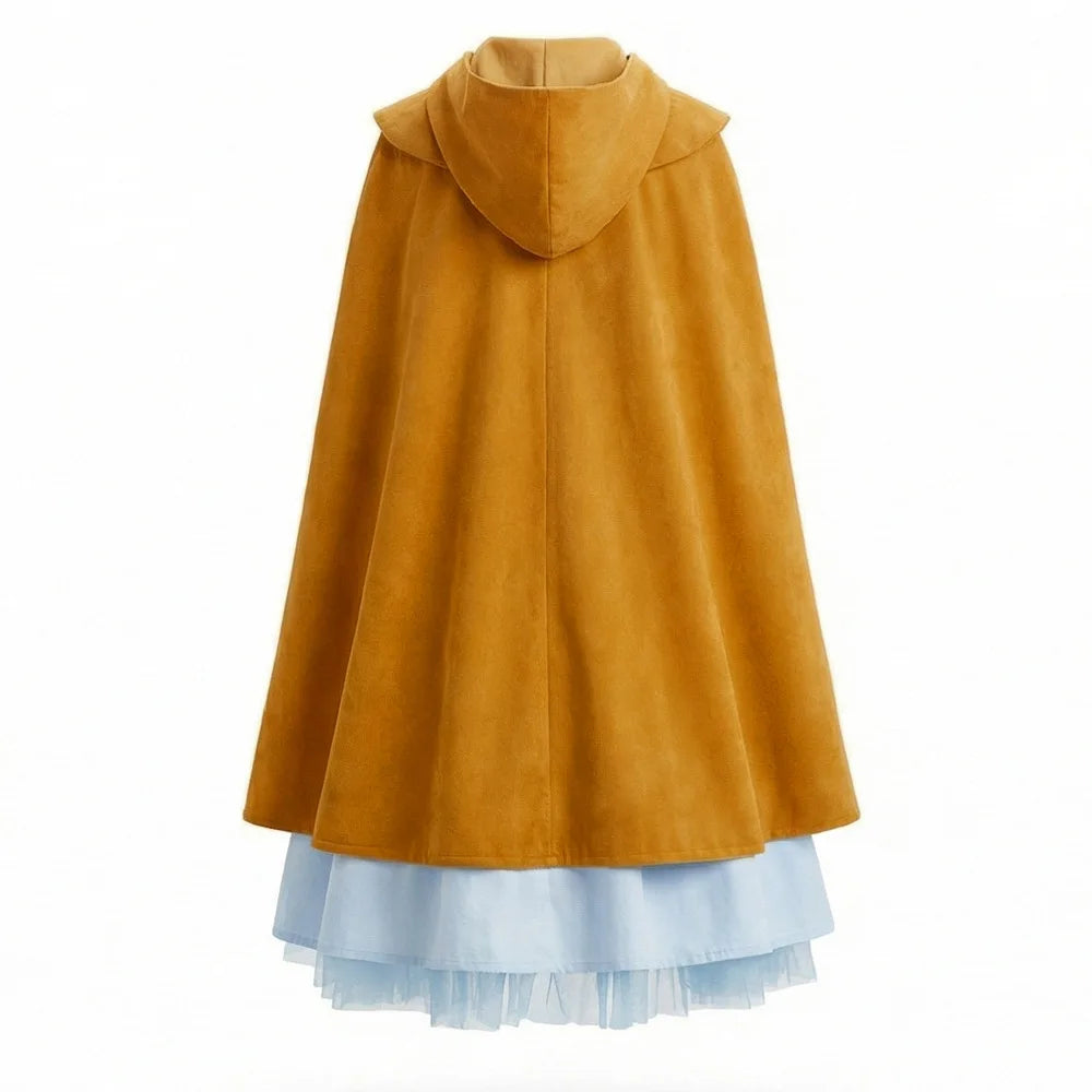 Kids' Holly Wheeler-Inspired Stranger Things Costume – Dress, Cloak & Bag Options