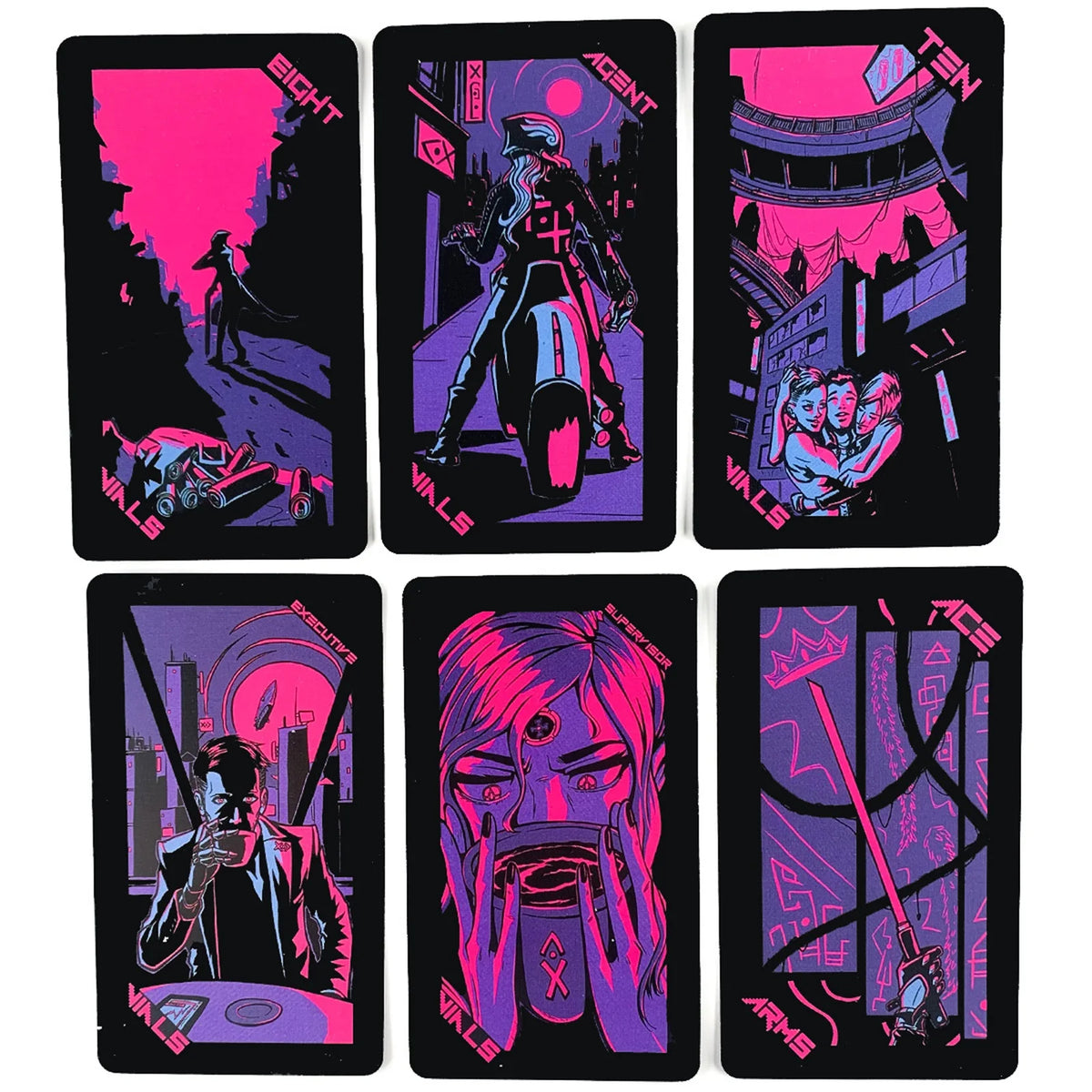 Neon Moon Pocket Tarot Deck with Tuck Box