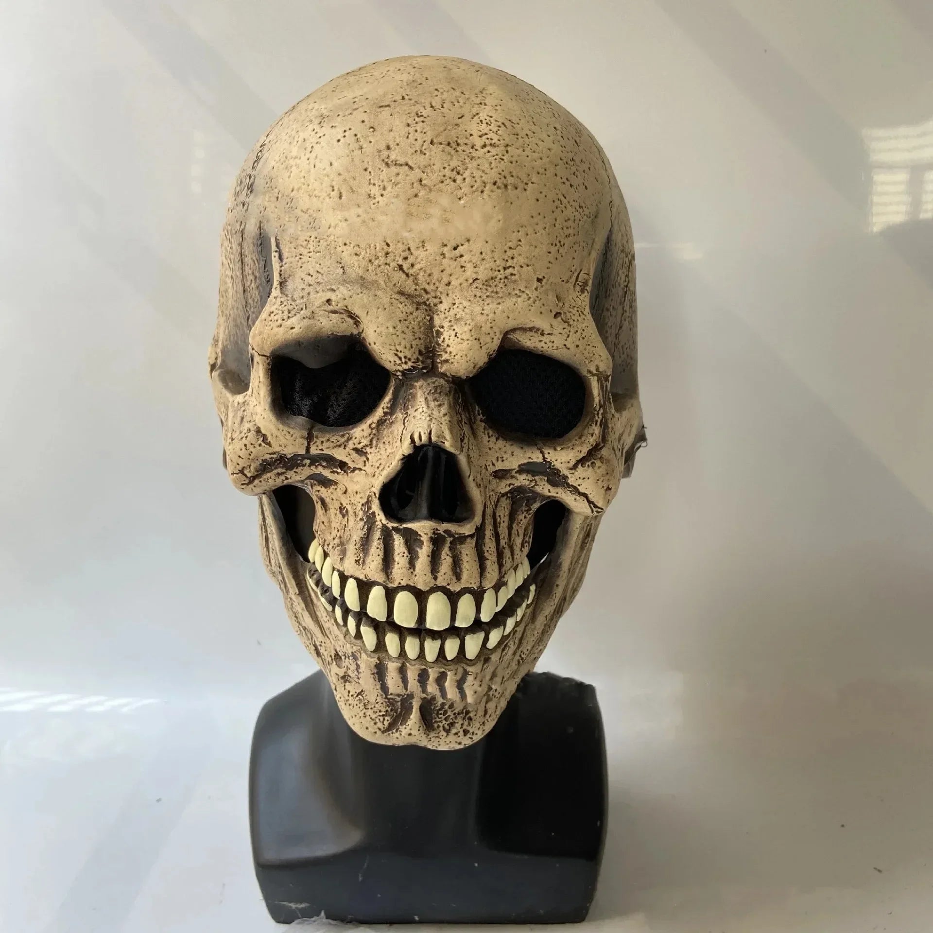 Halloween Latex Mask Skull Mask Horror Decoration Full Head Helmet Movable Jaw Masque Gifts Party Costume - product image 9