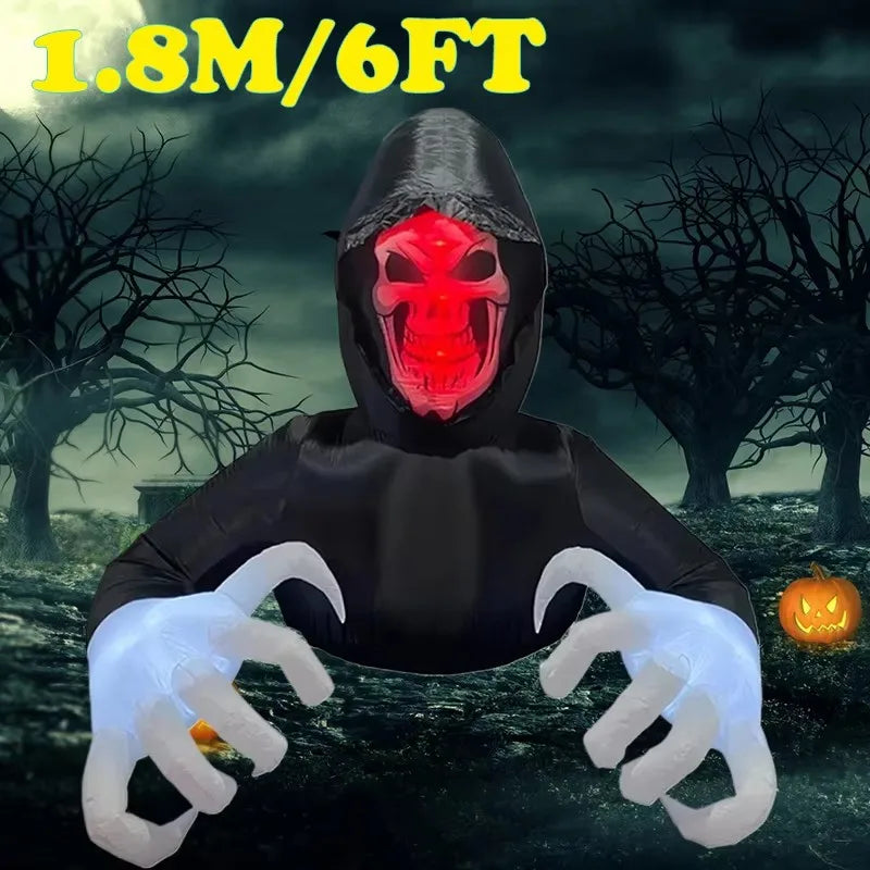 Halloween Inflatable Arch Toys Model Built-in LED Light Pumpkin Prop Outdoor Indoor Home Garden Party Terror - product image 23