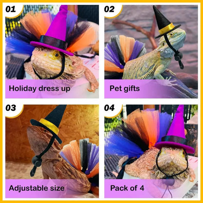 Pet Witch Funny Mini Comfortable Soft Lizard Adjustable Costume - alternate view 6