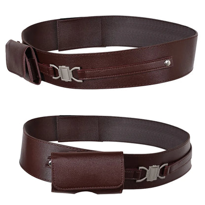 Juedi Knight Anakin Belt Black Brown Movie Space Battle Costume Fantasy Costume - Black / S