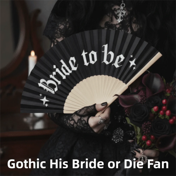 Vintage Gothic His Bride Or Die Fan Large Retro - Men's Halloween Costume