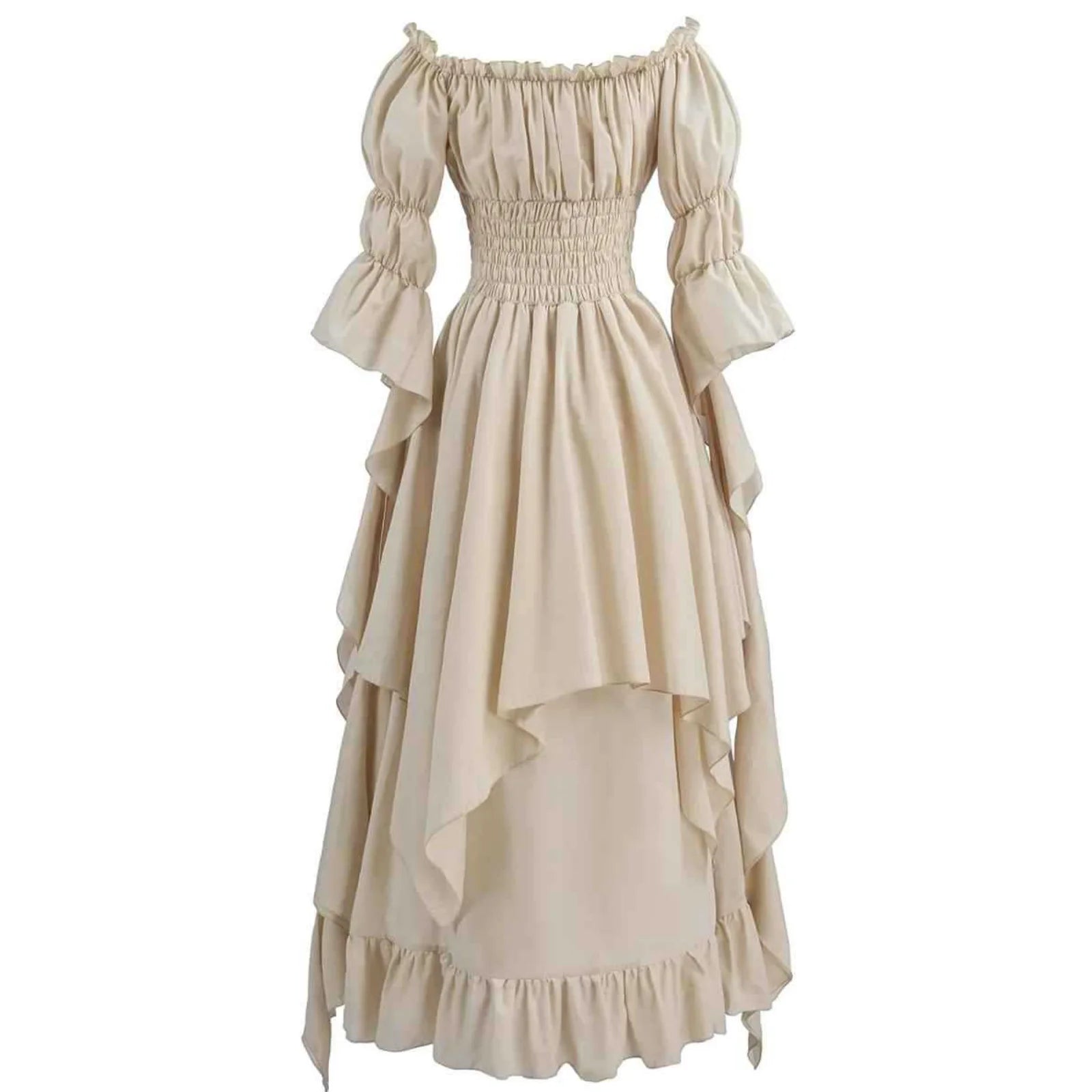 Women's Gothic Witch Dress Medieval Renaissance Costume Victorian Dress for Halloween Party - product image 13